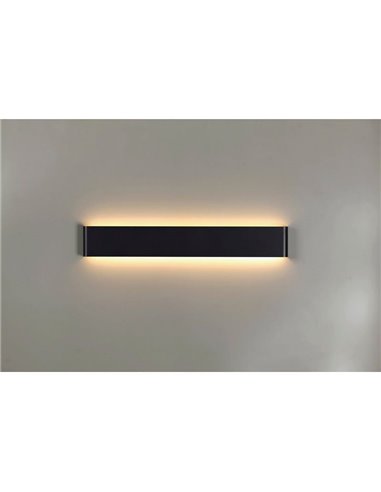 Aplique de pared LED EGEO negro 14W 2700K/3000K