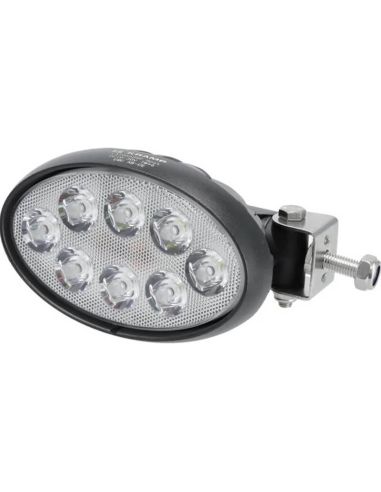 Luz de trabalho LED 56W 5.320 lm para caixa Classe New Holland John Deere Lado oval Suporte giratório - inferior