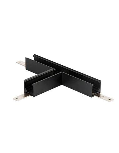 Raccordement Top T pour rail magnétique MAGNETO noir