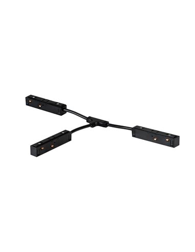 Module de connexion entre rails en T MAGNETO noir