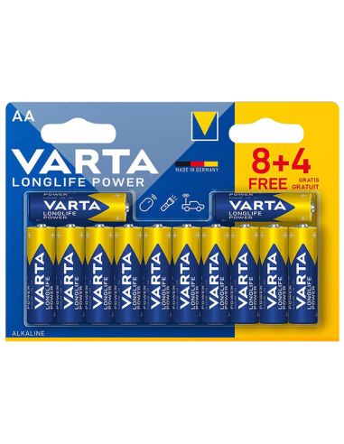 Bateria alcalina Varta Longlife Power AA