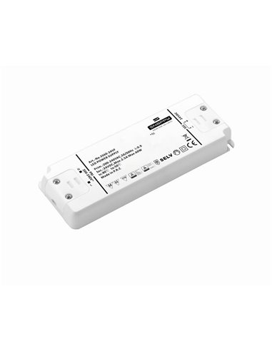 Driver de Tensão Constante Fino IP20 24VDC -60W- Branco, TIRAS LED TIRAS