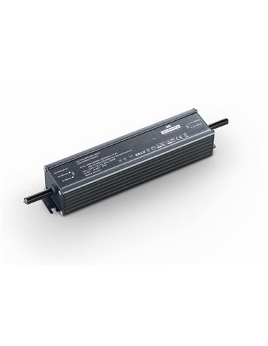 Driver Tensión Constante IP67 24VDC -100W- negro, TIRAS LED STRIPS