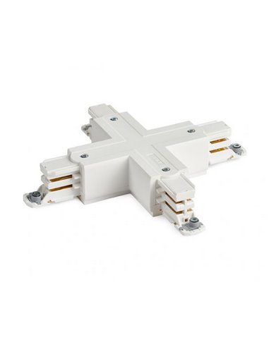 Connexion d'alimentation X-Feed RAILS TRIPHASÉS Blancs