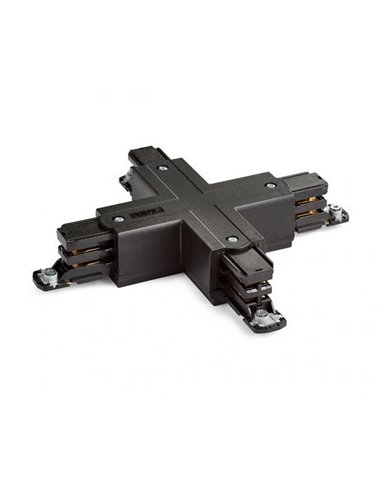 Connexion d'alimentation X-Feed noire RAILS TRIPHASÉS