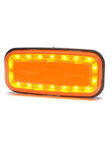 Feu LED clignotant rectangulaire 1481 2A 12V 24V Était | LéonLeds