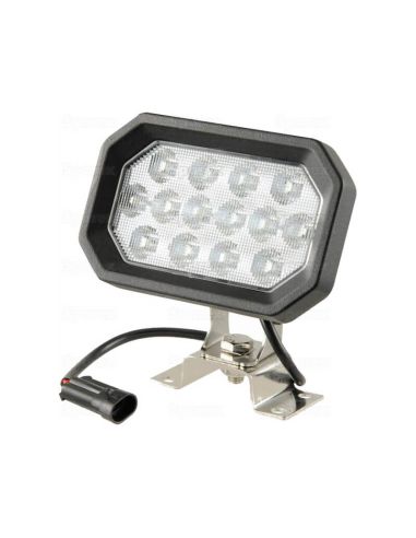 Faro LED de trabajo rectangular para John Deere AL154553 con conector original 4.800Lm 42W