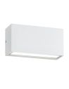 Aplique de pared LED rectangular 14cm TRENT blanco antracita incl.1x9W LED 1100Lm 3000K IP65 uso exterior