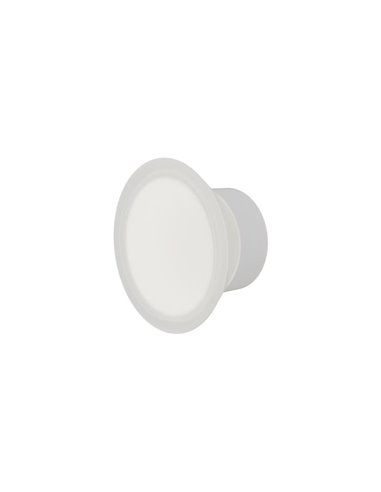 Aplique de Pared LED para exterior YES Blanco, 4W 2700K 315lm, IP65