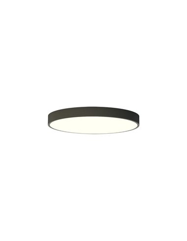 Plafón de Techo LED Ø60cm LONDON Negro, 42W 3208lm, 3000K/4000K con y sin Casambi