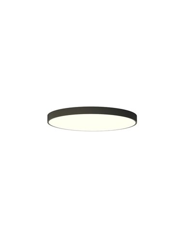 Plafonnier LED Ø80cm LONDON noir, 72W 5497lm, 3000K/4000K avec et sans Casambi