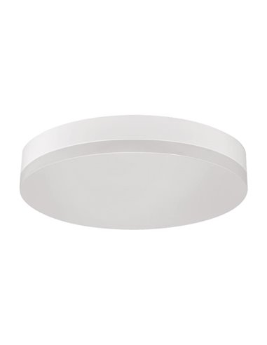 Plafon LED redondo Ø28cm MADISON Branco, 24W 1989lm, IP54, Regulável Kelvin 3000K/4000K/6500K