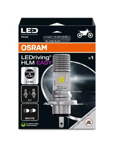 Bombilla LED HS1 12V LedDriving HLM Easy para Moto 64185DWESY-01B AC/DC