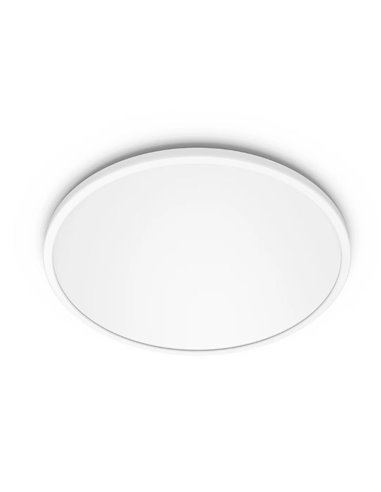 Plafonnier rond SUPERSLIM 15W blanc 2700K/4000K, réglable en intensité