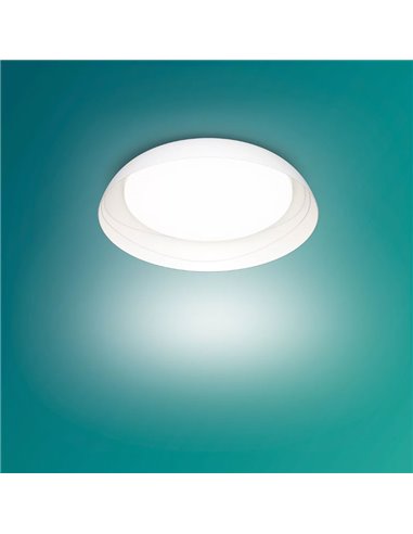 Plafón de Techo LED Ultra Eficiente blanco FLETA 10W, 2700K/4000K