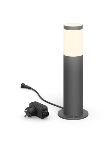 Farol LED externo para caminhos 6 W 2700K Antracite, Baixa tensão à prova d'água