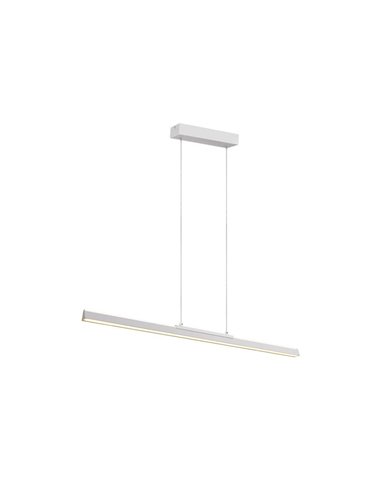 Candeeiro de teto suspenso LED com luz ascendente e descendente LINEAR, 91,5 cm de comprimento, 36W 3000K branco