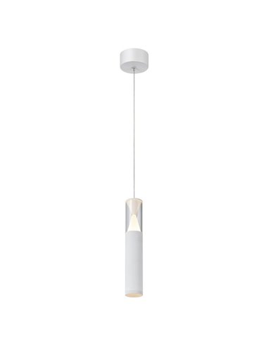 SPARK Lampe à Suspension LED Blanche avec Détail Triangulaire Lumineux, 7W 3000K 1000Lm