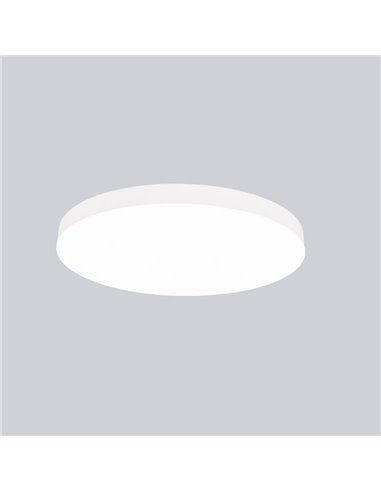 Plafón de techo LED con base ultra fina TURIN Ø50cm, blanco 40W CCT: 3000K-4000K-5000K, 4400Lm