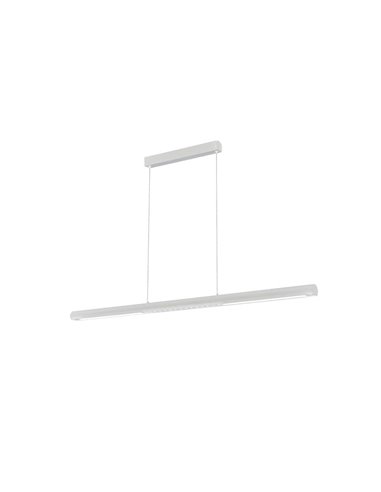 Luminária pendente LED LINEAR branca com sensor manual liga-desliga de 10-60 mm e intensidade de luz