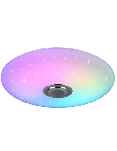 Plafonnier LED 36W avec Haut-Parleur MUSICA RGB 2700-6500K 3900Lm | LéonLeds