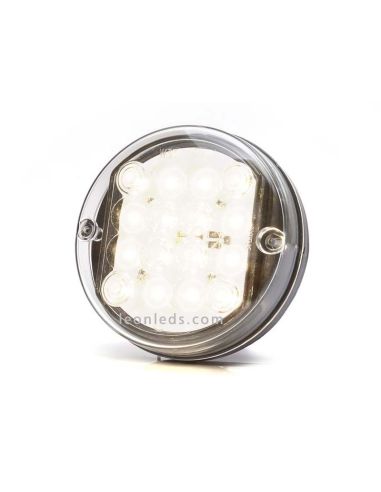 Luz de ré LED redondo transparente 24V por Was | leonleds