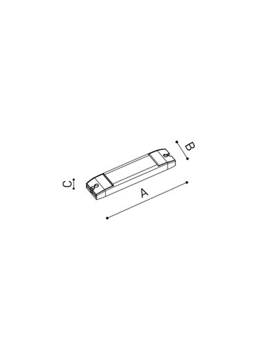 Fuente de Alimentación de Voltaje constante con DIMMER DALI/CASAMBI/WIFI