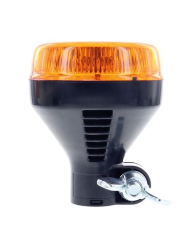 💡 Mini ATLASSINO LED Rotatif – Compact et Economique avec Fixation DIN et Flash Ambre DIN 14620 10-30 VDC