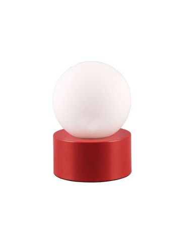 Lámpara Sobremesa COUNTESS Retro Roja Bombilla E14 excl. | LeonLeds