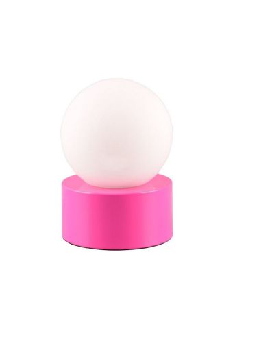 Lámpara Sobremesa COUNTESS Retro Rosa Bombilla E14 excl. | LeonLeds