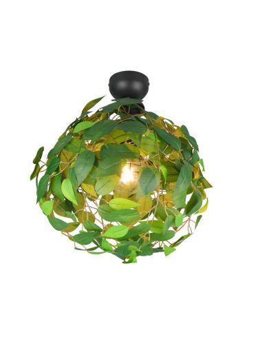 Candeeiro de teto estilo planta LEAVY Ø38cm 1xE27 máx. 28W | LeonLeds