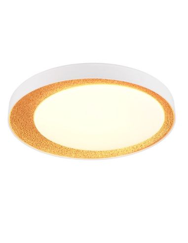 Plafon LED ALETA Ø45cm Luz Noturna Regulável 24W | LeonLeds