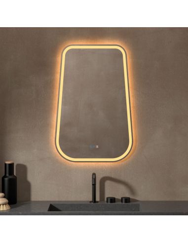 Miroir LED Lumière GENERALIFE Continue, CCT et Anti-buée | LeonLeds