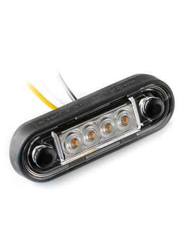 Galibo Dual LED Pilot FT-073 BZ – Lumière blanche et jaune avec changement de couleur, 12-36 V Fristom