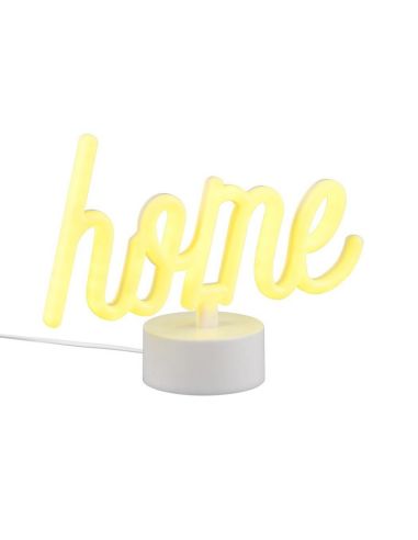 Lámpara LED Amarillo CASA Recargable USB-C con ON/OFF | LeonLeds