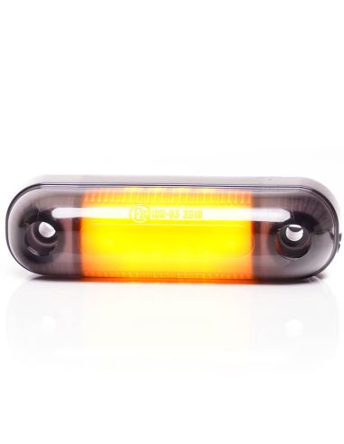 Feu de Position LED Abat-Jour Ovale W273.1 NOIR - Ambre 2327