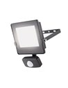 Projecteur LED IP65 avec capteur PIR, ECO FLOOD 10W, 800Lm, 4000K, noir