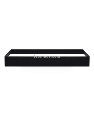 Aplique de Pared Led Rec Negro 37.5W -ArkosLight- regulables | LeonLeds