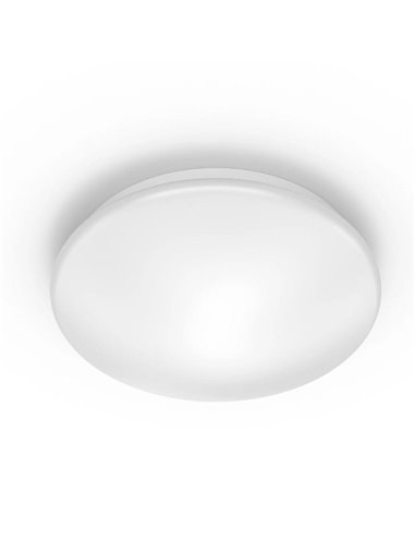 Plafón de Techo LED para baños, 17W 1500Lm, 2700K CANOPUS blanco, estanco al agua, EyeComfort