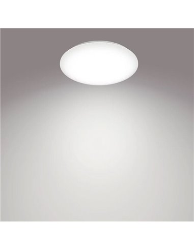 Candeeiro de teto/lâmpada de teto LED MOIRE 20W, 2300Lm, 2700K/4000K, branco