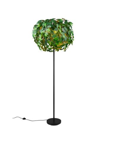 Lampadaire Style Plante LEAVY 180cm avec Interrupteur à Pédale | LeonLeds