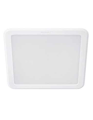 MESON Luminária embutida LED quadrada de óptica entrelaçada, brilho reduzido 16,5W 1200Lm/1280Lm 3000K/4000K