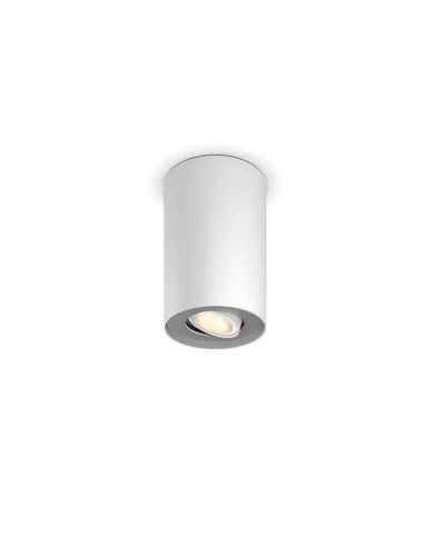 Foco LED regulable inteligente individual Pillar blanco