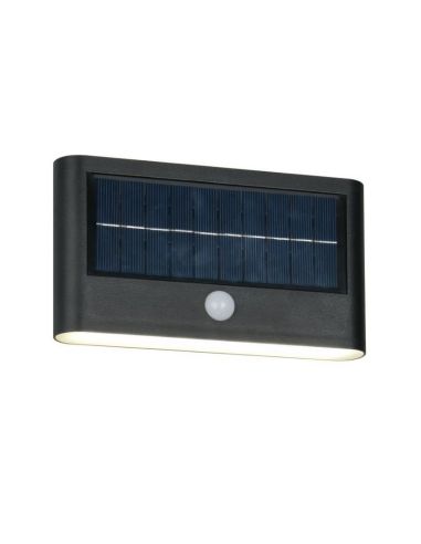 Aplique solar de parede RAMOS com sensor de movimento | LeonLeds