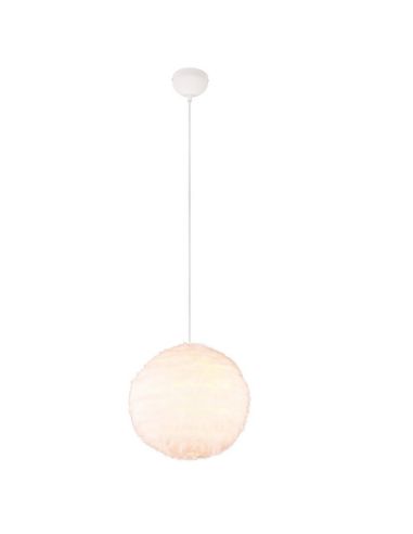 Lampe à suspension FURRY moelleuse et confortable Ø35cm | LeonLeds