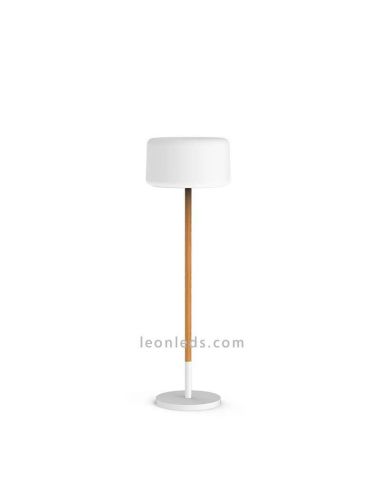 Chloe Plant Lampadaire Extérieur Solaire Réglable Couleur Bois Nouveau Jardin | Éclairage LéonLeds