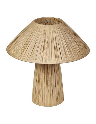 BAMBOO PAPER HUT lampe de table en papier, marron 1XE27