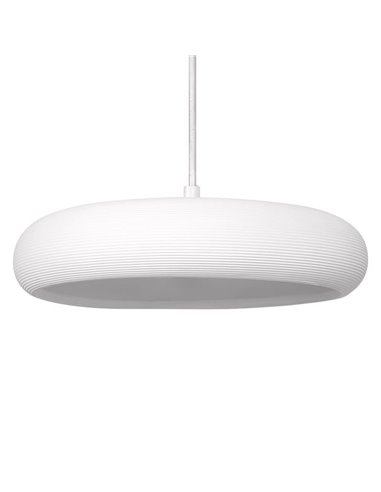 PLASTER PURE PEND suspension minimaliste en plâtre, ronde Ø 300mm, E27