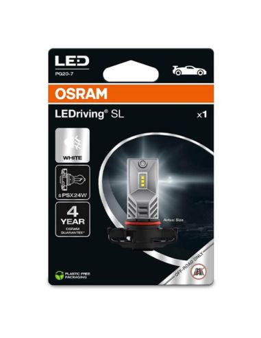 Ampoule LED OSRAM PSX24W 2604CW-1BL | Feu antibrouillard 730Lm 6000K HL Easy Osram | LéonLeds