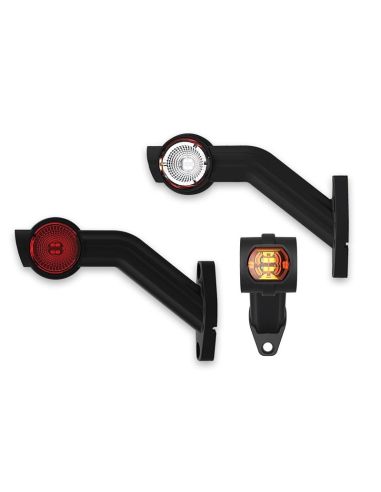 Luz de buzina lateral LED aprovada barata para caminhão com 3 funções | LeonLeds Iluminaicón